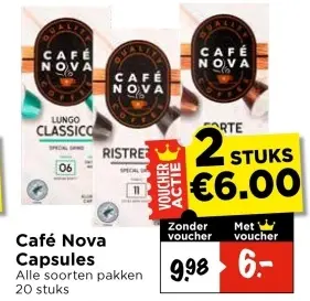 Aanbieding: Café Nova Capsules