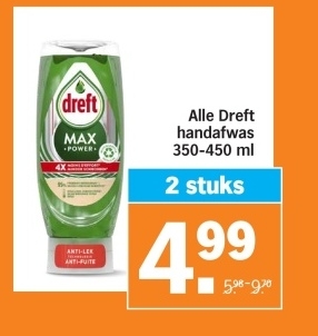 Aanbieding: Dreft MAX POWER handafwas