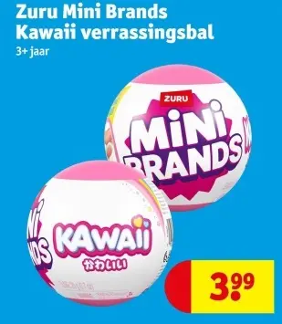 Promotie: Mini Brands Kawaii verrassingsbal