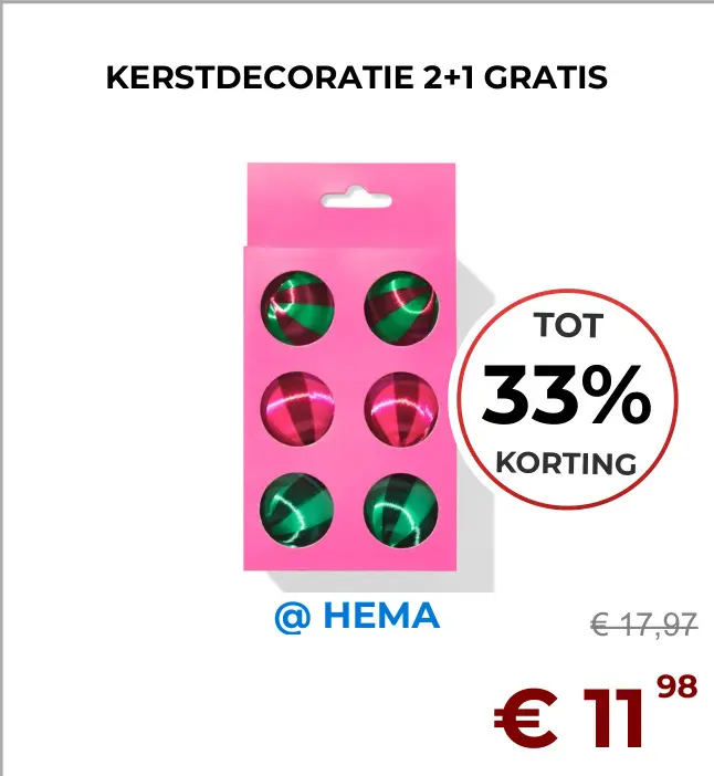 Aanbieding: Kerstdecoratie