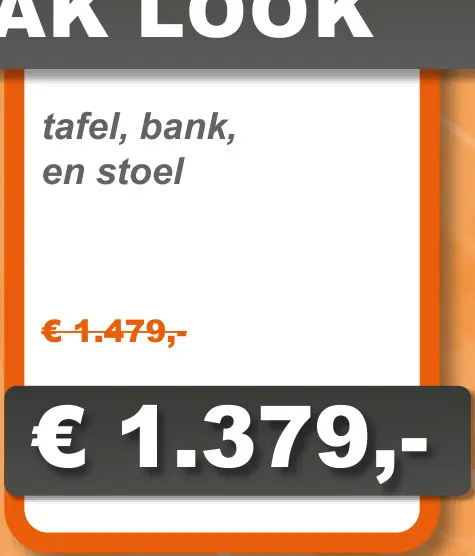 Aanbieding: San Capri lounge dining set 6-delig
