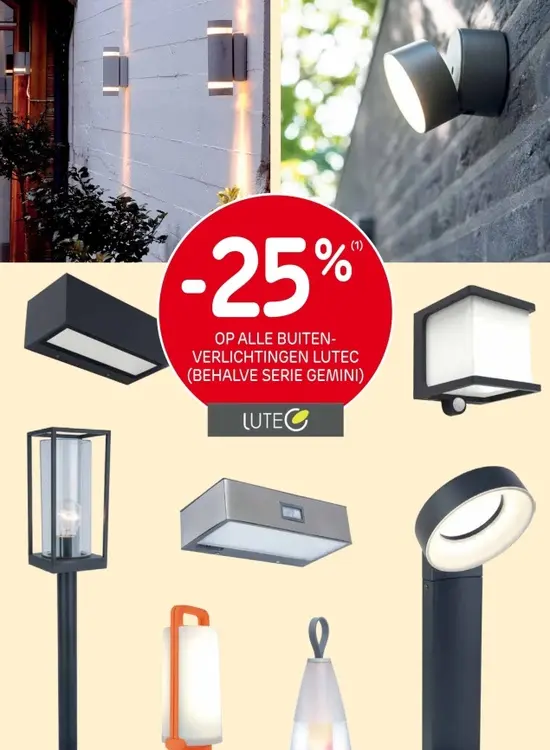 Promotie: Buitenverlichting