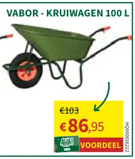Promotie: Kruiwagen