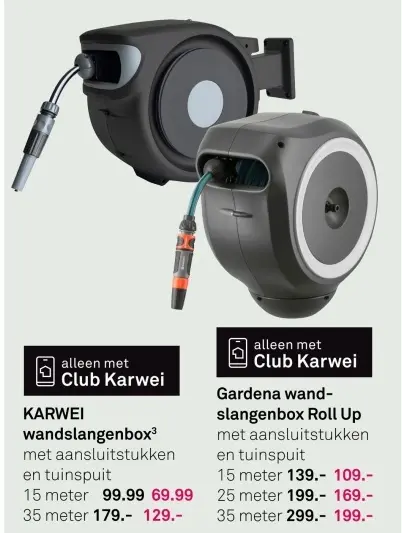 Aanbieding: wandslangenbox