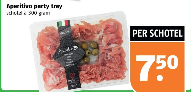Aanbieding: Amoretti Aperitivo party tray