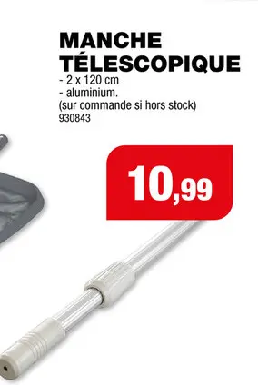 Offre: Manche télescopique