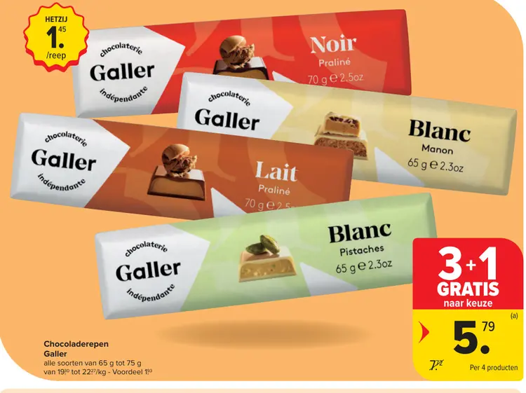 Aanbieding: Chocoladerepen