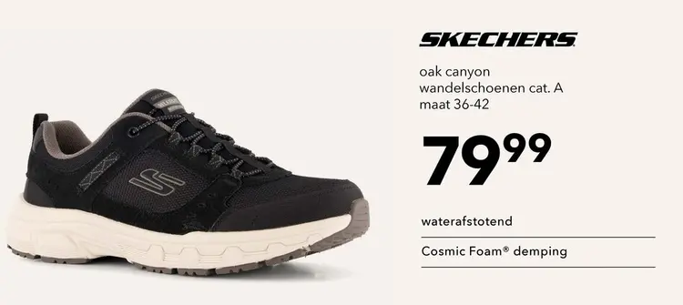 Aanbieding: Skechers Oak Canyon suède dames wandelschoenen cat. A