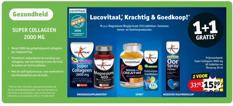 Aanbieding: Super Collageen 2000 mg