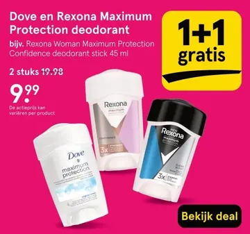 Aanbieding: Maximum Protection deodorant