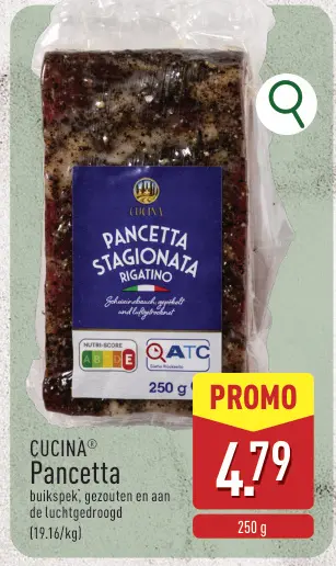 Promotie: Pancetta