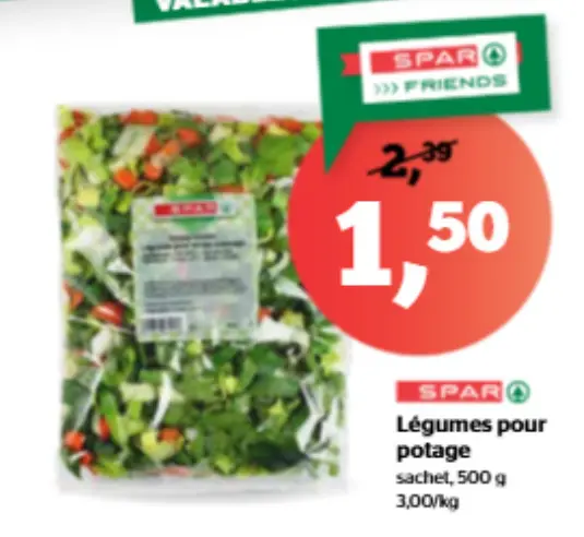 Offre: Légumes pour potage