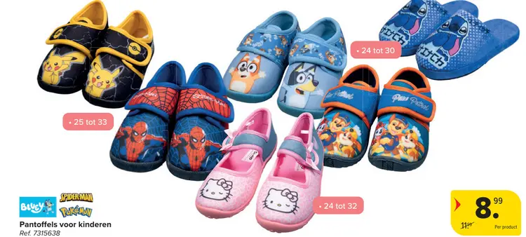 Promotie: Pantoffels voor kinderen