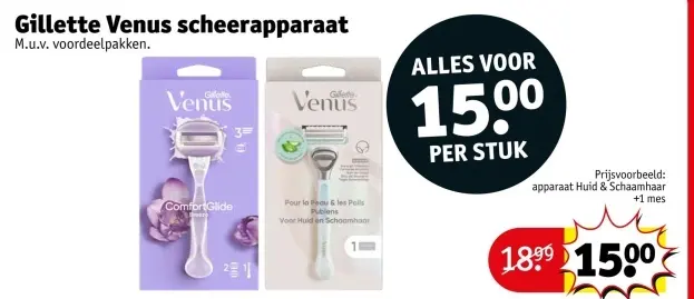 Aanbieding: Gillette Venus scheerapparaat