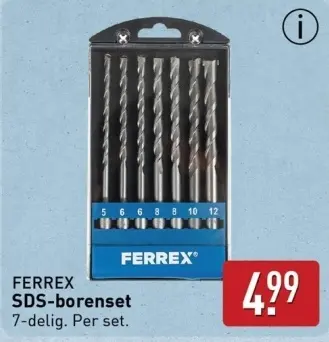 Aanbieding: FERREX SDS-borenset