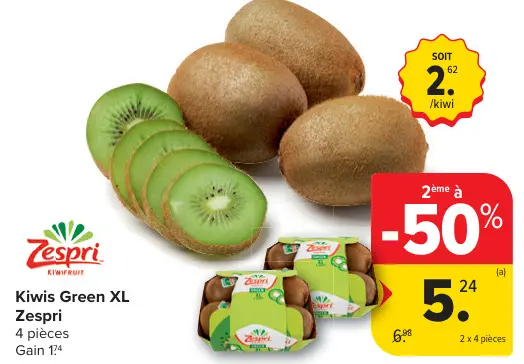 Offre: Kiwis Green XL