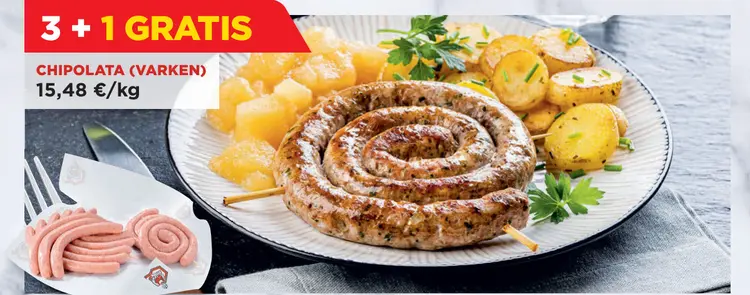 Promotie: Chipolata (varken)