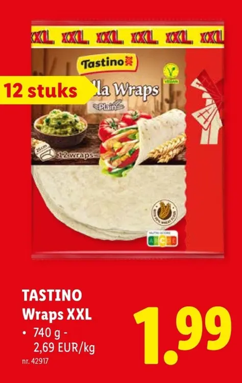Promotie: Wraps XXL
