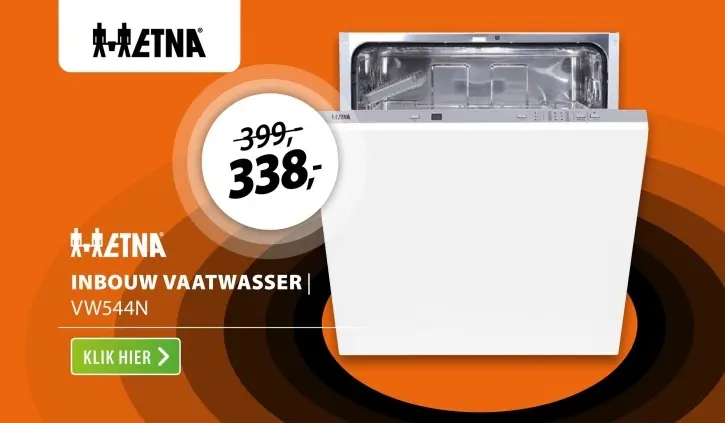 Aanbieding: Inbouw vaatwasser vw544n