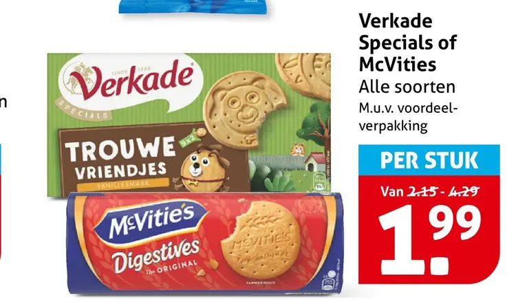 Aanbieding: Verkade Specials of McVities