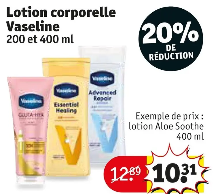 Offre: Lotion corporelle