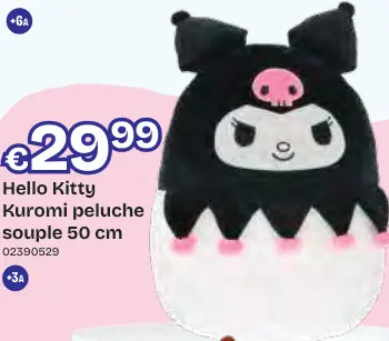 Offre: Kuromi peluche souple 50 cm