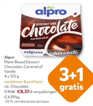 Aanbieding: Alpro Plant-Based Dessert Chocolate, Caramel of vanille