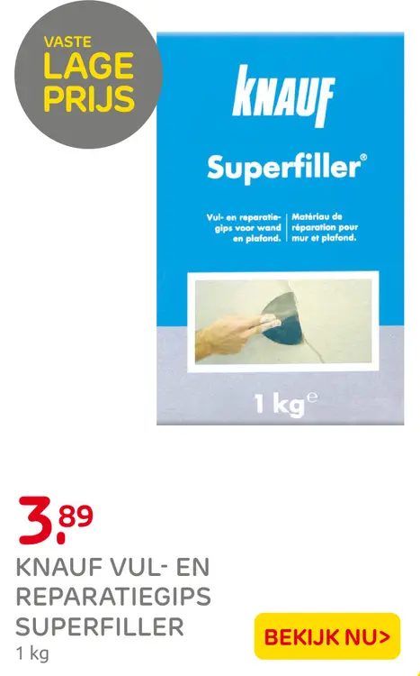 Aanbieding: Knauf superfiller