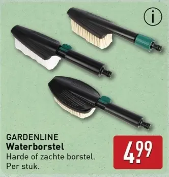 Aanbieding: GARDENLINE Waterborstel