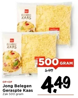 Aanbieding: Jong Belegen Geraspte Kaas