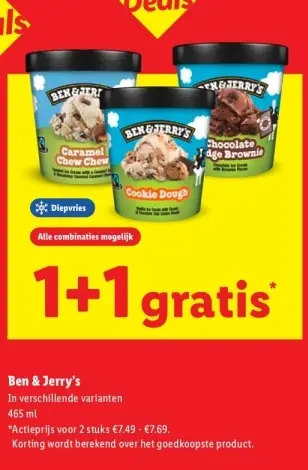 Aanbieding: Ben & Jerry's