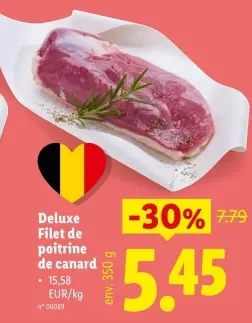 Offre: Filet de poitrine de canard