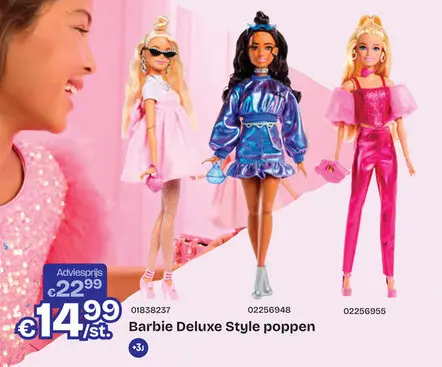 Aanbieding: Barbie Deluxe Style Blue Sweater