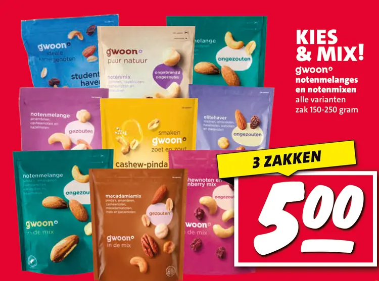 Aanbieding: notenmelanges en notenmixen