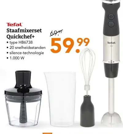 Aanbieding: Staafmixerset Quickchef+
