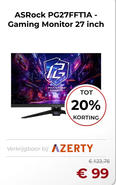 Aanbieding: PG27FFTIA - Gaming Monitor