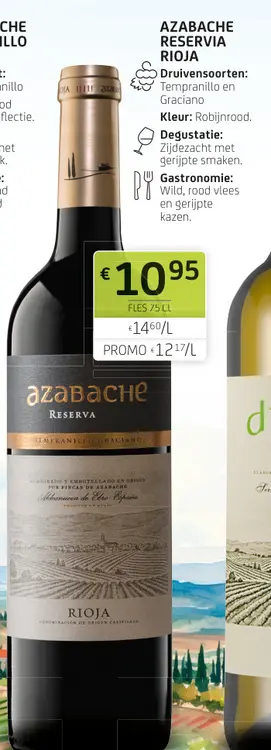 Promotie: Azabache reservia rioja