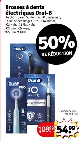 Offre: Brosses à dents électriques