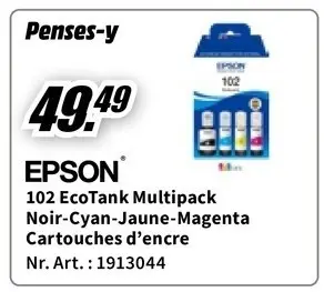 Offre: 102 EcoTank Multipack