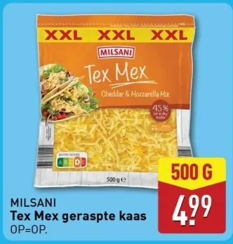Aanbieding: Tex Mex geraspte kaas