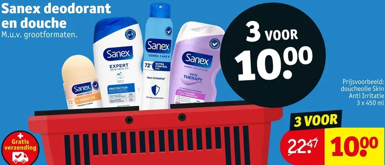 Aanbieding: Deodorant en douche