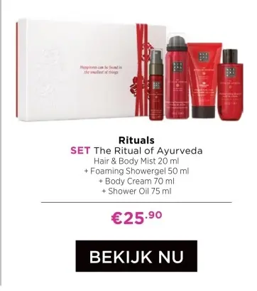 Aanbieding: The Ritual of Ayurveda