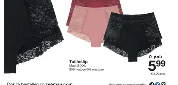 Aanbieding: Tailleslip