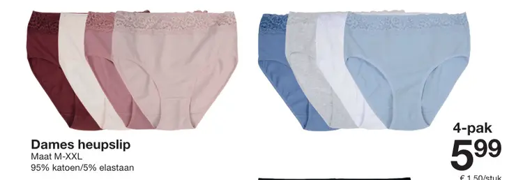 Promotie: Dames heupslip