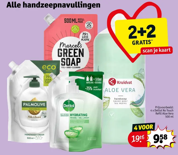 Promotie: Alle handzeepnavullingen