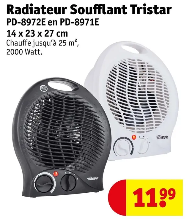 Offre: Radiateur Soufflant Tristar