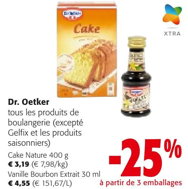 Offre: Tous les produits de boulangerie