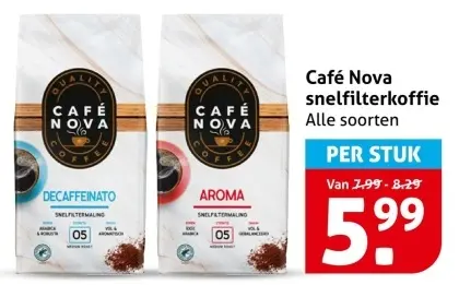 Aanbieding: snelfilterkoffie