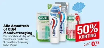Aanbieding: Alle Aquafresh of GUM Mondverzorging