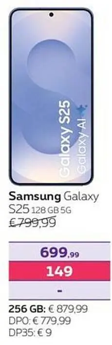 Promotie: Galaxy S25